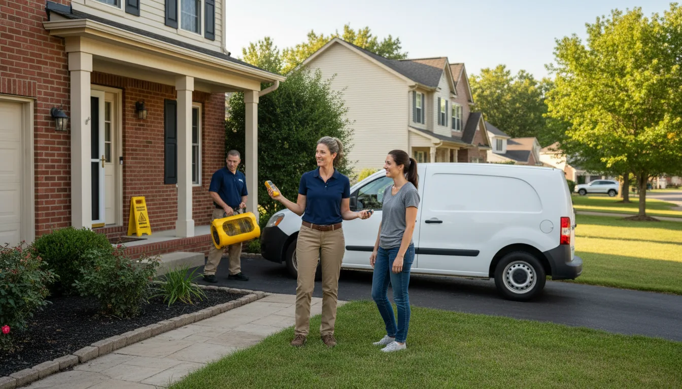 Water restoration image for Dehumidification And Cleanup Services in Cairo, WV